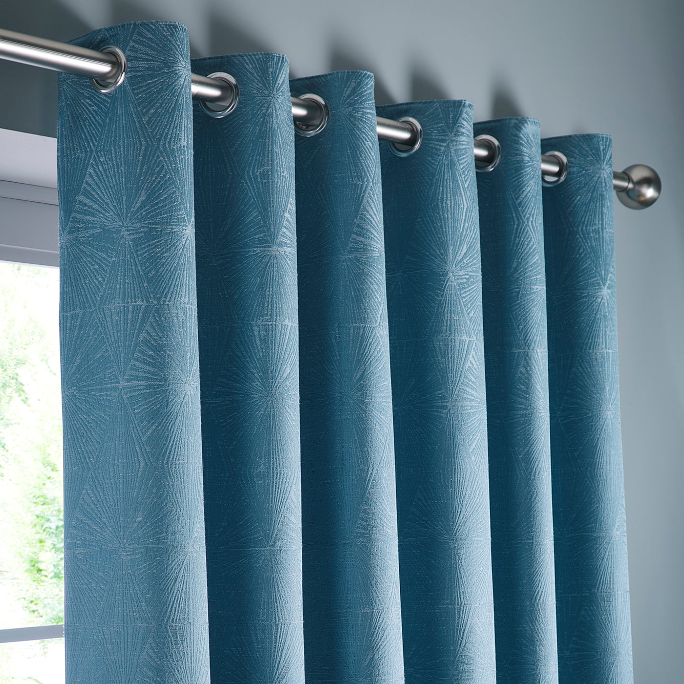 Amari Eyelet Curtains -Twilight