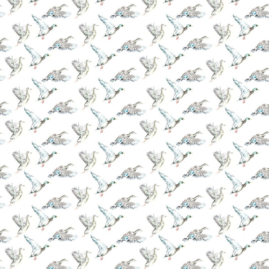 Flying Ducks Fabric