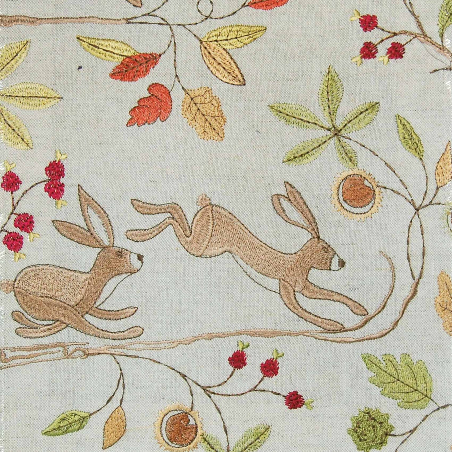 Fox And Hare Fabric